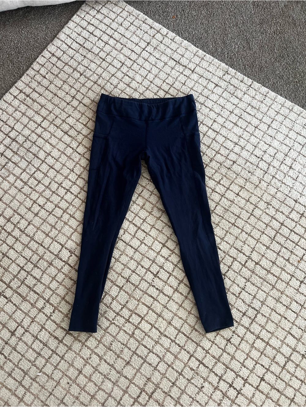 High-Waist Navy Performance Leggings